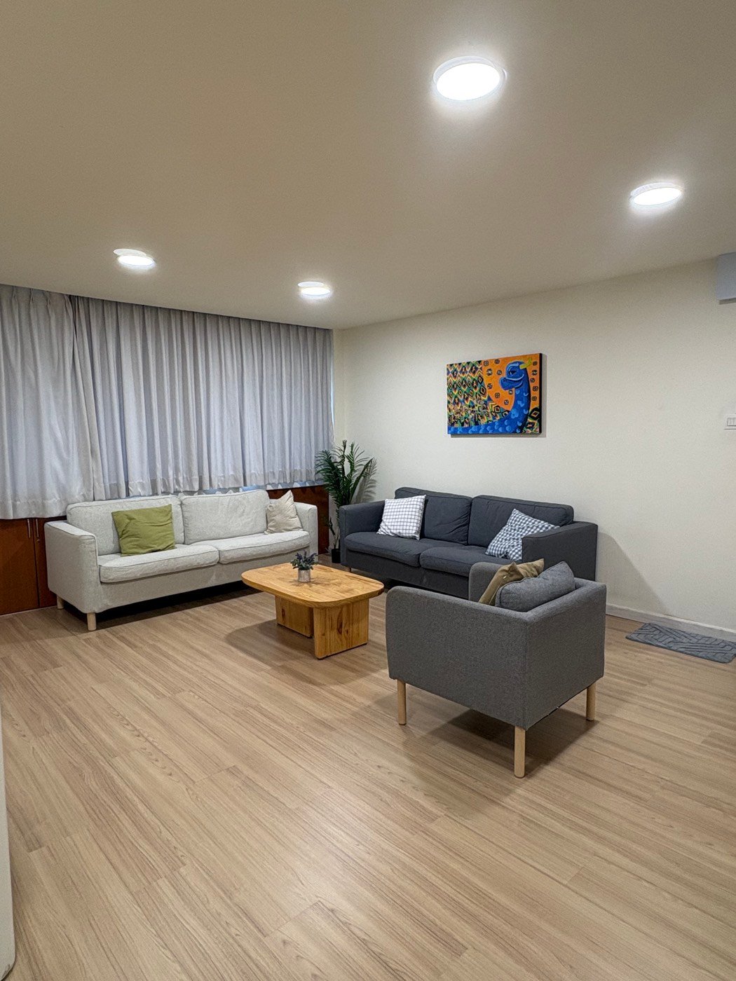 First-floor waiting area